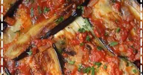 Turkish Eggplant Casserole With Tomatoes Urap Recipes Idea