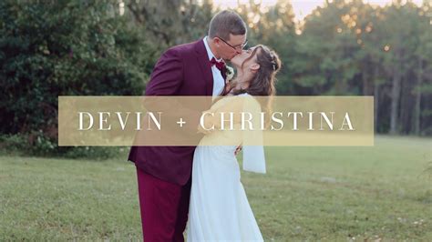 Devin Christina Florida Wedding Film Youtube