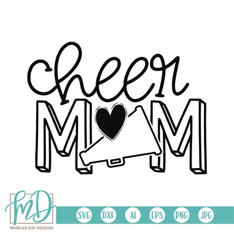 Download Cheer Mom SVG - Megaphone SVG - Cheerleader SVG - Morgan ...