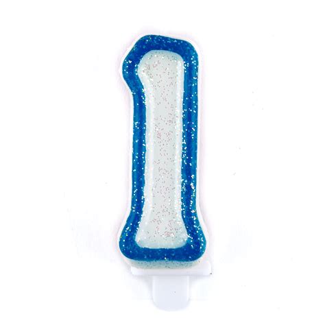 Buy Blue Number 1 Birthday Candle For Gbp 059 Card Factory Uk