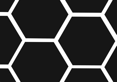 Simple Black And White Hexagon Background 4122114 Vector Art At Vecteezy