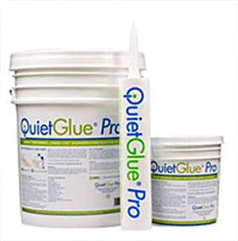 If you're thinking about acoustics in construction, it helps to think about a party wall or ceiling like a bass drum: Quietrock Thx 545 Drywall