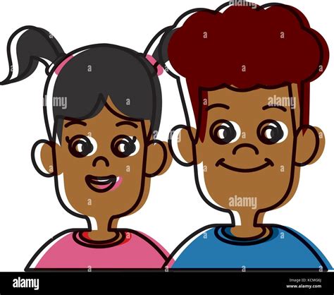 Kids Friends Cartoon Stock Vector Image And Art Alamy