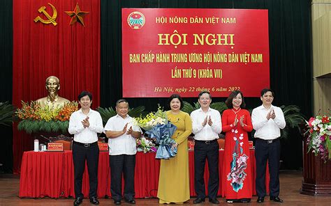 Trung ương Hội Nông Dân Việt Nam Bầu Phó Chủ Tịch Mới Ban Dân Vận Trung ương