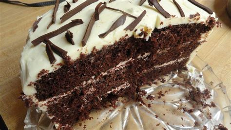 Chocolate cake cream recipe | chocolate frosting. The On-Call Cook: Layered Chocolate Cake with Raspberry Cream Filling and White Chocolate Cream ...