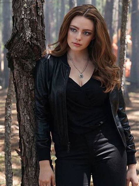 Legacies Danielle Rose Russell Black Leather Jacket The Movie Fashion