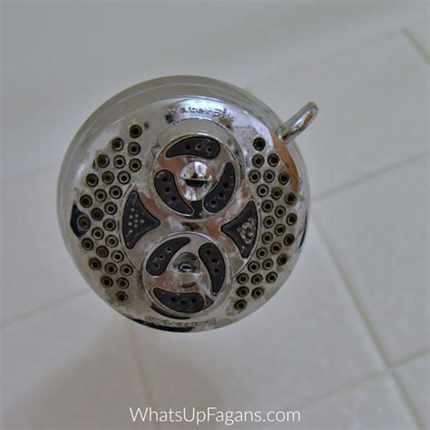 For a more thorough shower head cleaning, first remove the shower head carefully. How to Clean Shower Heads the Easy Eco-Friendly Way