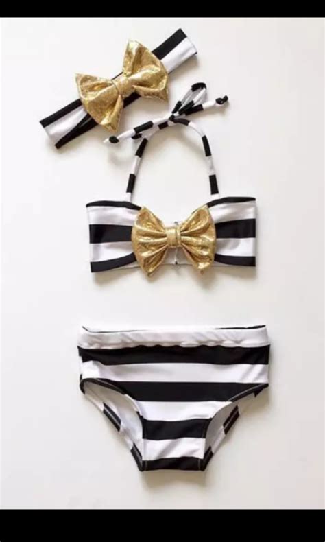 Cute Striped Sailor Child Bikini Swimwear Babies And Kids Babies And Kids