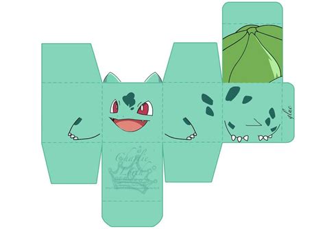 Papercraft Bulbasaur By Chaaa94 On Deviantart Papercraft Pokemon