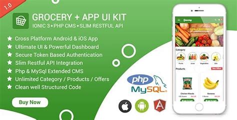 Customer android app source code 2. Online Grocey Store App | Grocery Android & iOS App with ...
