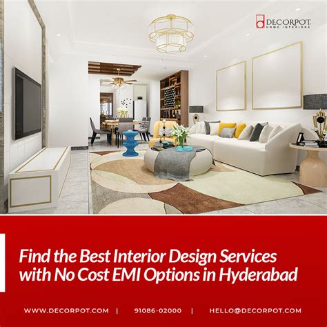 Best Interior Design Services In Hyderabad With No Cost Emi Options