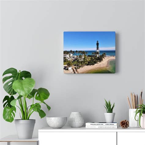 Hillsboro Inlet Lighthouse Canvas Gallery Wraps Etsy