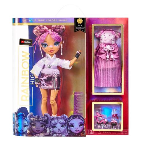 Rainbow High Muñeca Rainbow High Core Fashion Doll S4 Lila Yamamoto