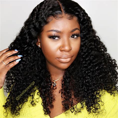 Virgin Indian Hair Popular Curly Glueless Lace Wigs Gsw146