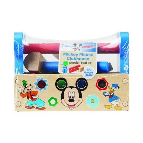 Melissa And Doug Disney Mickey Mouse Wooden Tool Kit 1 Unit Foods Co