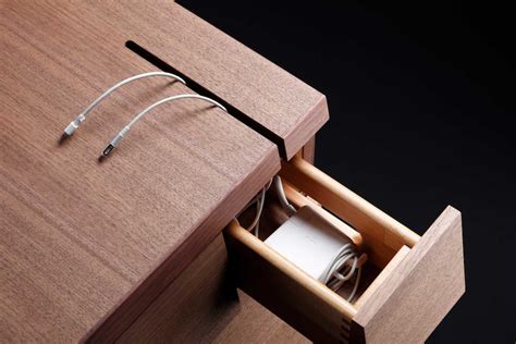 A cluttered desk is not anyone's idea of a healthy workspace and can prove to be detrimental to your productivity. Cartesia Desk in Walnut with Multi-Directional Drawers by ...