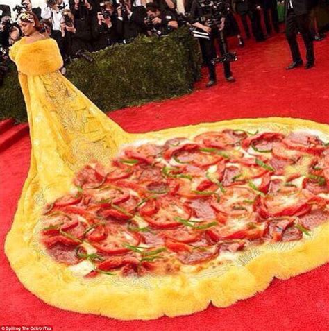 Rihanna Dons Huge Bright Yellow Gown For Chinese Themed Met Gala 2015