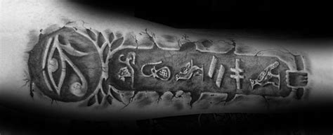30 Hieroglyphics Tattoo Designs For Men Ancient Egyptian Ink Ideas