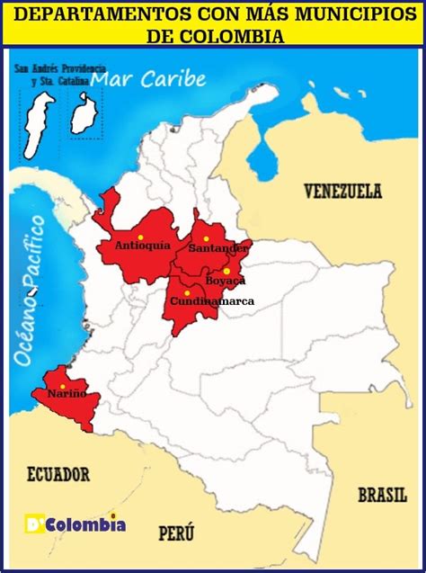Departamentos Con Mas Municipios De Colombia Lista De Colombia