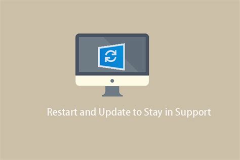 What Is Restart And Update To Stay In Support And How To Fix It