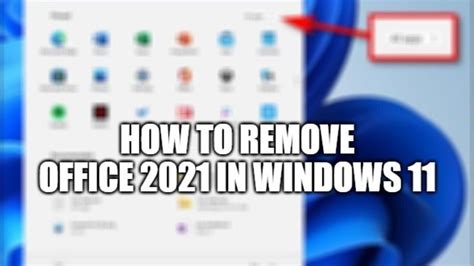 How To Uninstall Office Or Microsoft In Windows