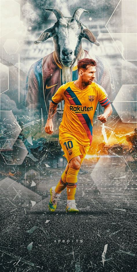 Messi Goat Fanart Wallpaper Download Mobcup
