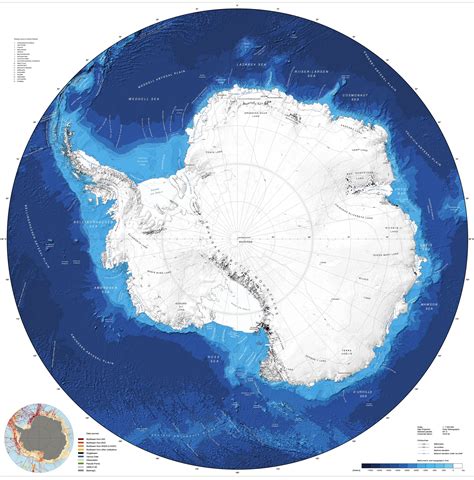 See Antarcticas Entire Seafloor With New Map Antarctica Southern