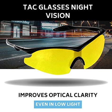 Night Vision Tac Glasses By Bell And Howell Polarized Sports Goggles Anti Glare Uv Ray