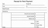 Pictures of Receipt Rent Payment