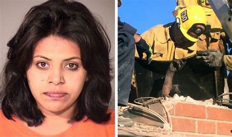 woman rescued after she became stuck in chimney is arrested world news uk