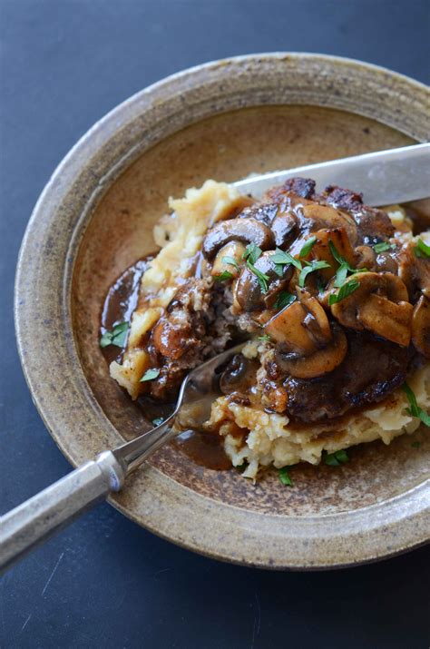 Salisbury Steak With Mushroom Gravy