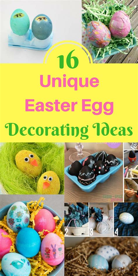16 Awesome Easter Egg Decorating Ideas Sahm Plus