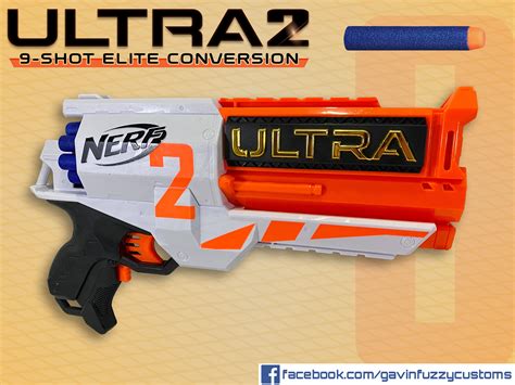 Nerf Ultra 2 9 Shot Elite Conversion Kit Etsy Uk