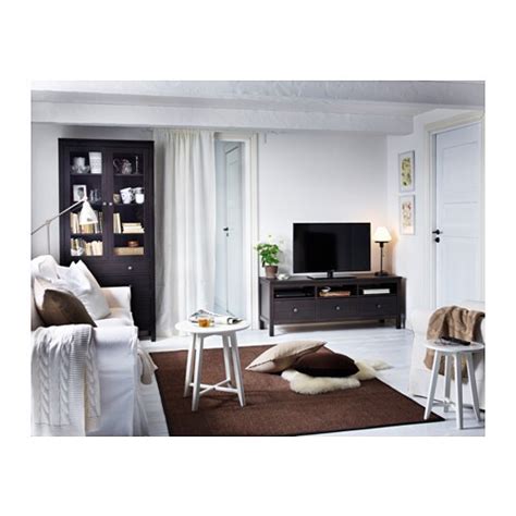 Maybe you would like to learn more about one of these? HEMNES Glass-door cabinet with 3 drawers, black-brown - 35 ...