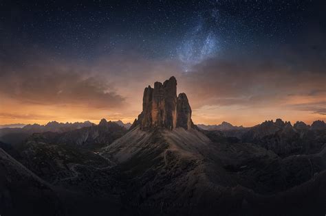 Photo Story Of The Week The Milky Way Over The Dolomites Digital