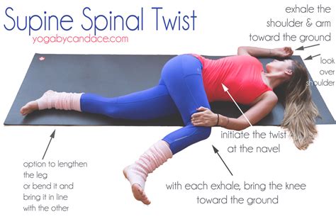 How To Do Supine Spinal Twist — Yogabycandace