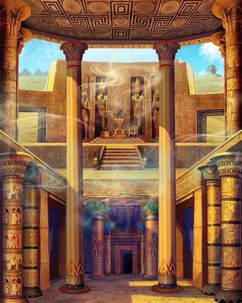 Ancient Egyptian Pharaoh Palace