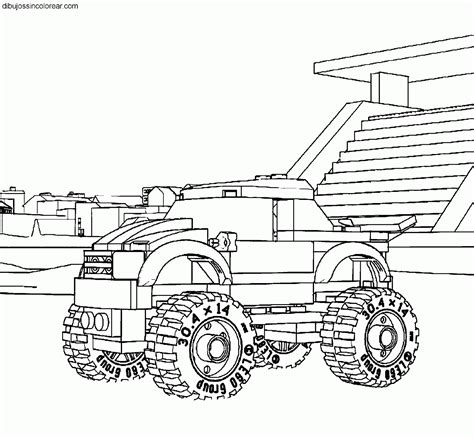 Dibujos Sin Colorear Dibujos de Lego City para Colorear