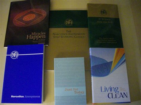 Narcotics Anonymous 6 Book Collection Basic Text Just For Today Etc