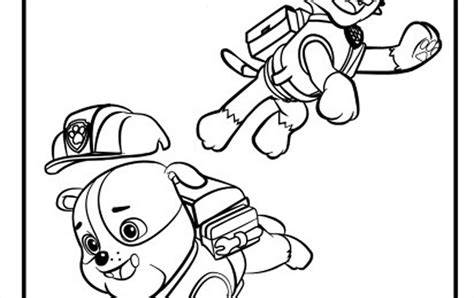 Chase Coloring Page Pdf - Color Itu Warna