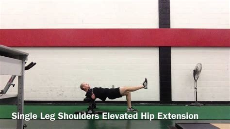 Single Leg Shoulders Elevated Hip Extension Youtube
