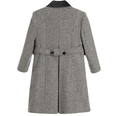 Grey Wool Coat Ropa Abrigos