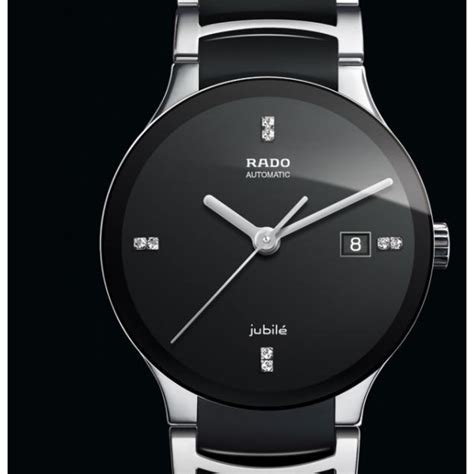 #masterofmaterials #feelit rado is a globally recognised swiss watch brand famous for innovative design and its use of revolutionary materials. Watches for Men : Rado Centrix Jubilé Black