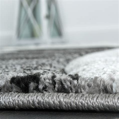 Läuferset Teppich Gestreift Grau Schwarz Creme | teppich.de