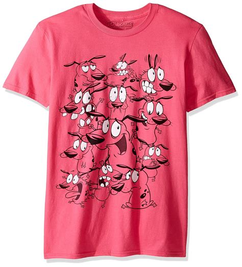 Buy Courage The Cowardly Dog Mens Poses Graphic T Shirt At