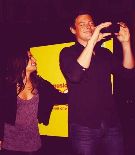 Cory Monteith N Lea Michele Glee Cory Monteith Lea And Cory Glee Cast