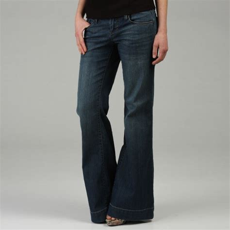 Shop Kensie Denim Womens Wide Leg Trouser Jeans Free Shipping On