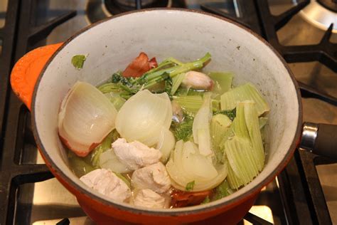Add your desired cooking liquid (about 1½ to 2 cups or enough to cover the breasts) add your desired seasonings. Boiled chicken pieces a Meat recipe