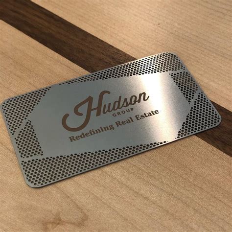 Clean Stainless Steel Business Cards 43