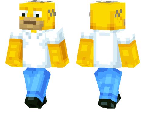 Homer Simpson Minecraft Pe Skins